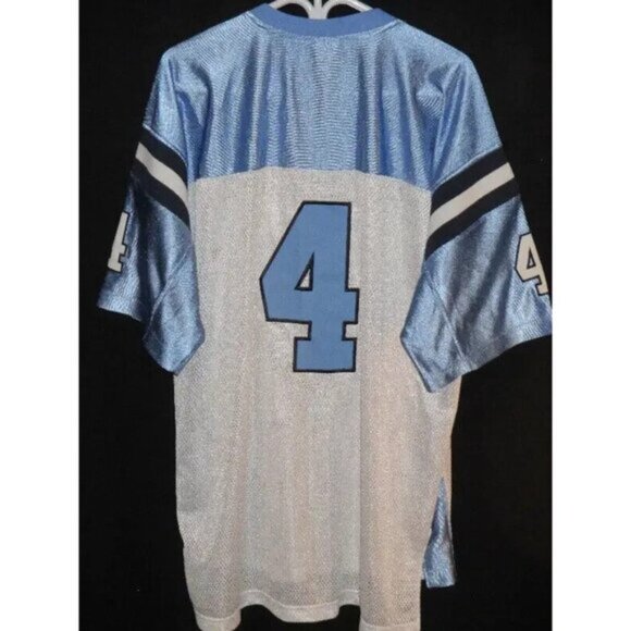 NCAA Vintage North Carolina Tar Heels #4 Football Sewn Jersey Large Foot Locker - Picture 8 of 9